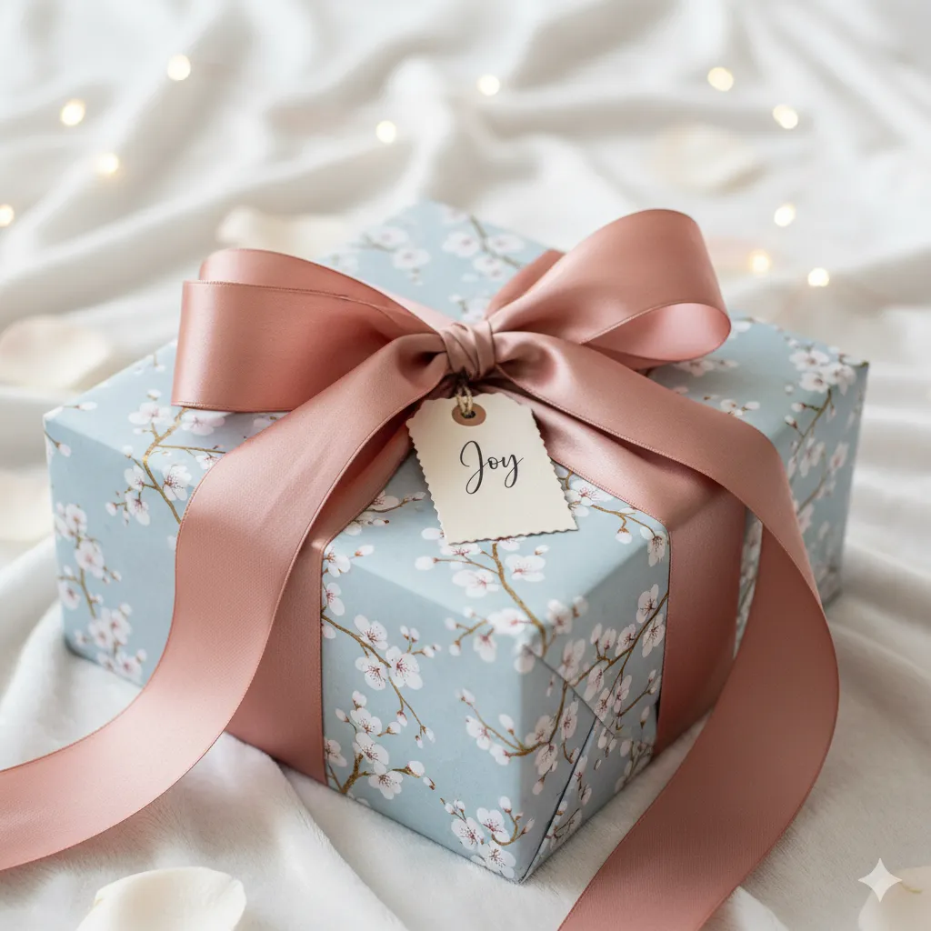 Beautifully wrapped present