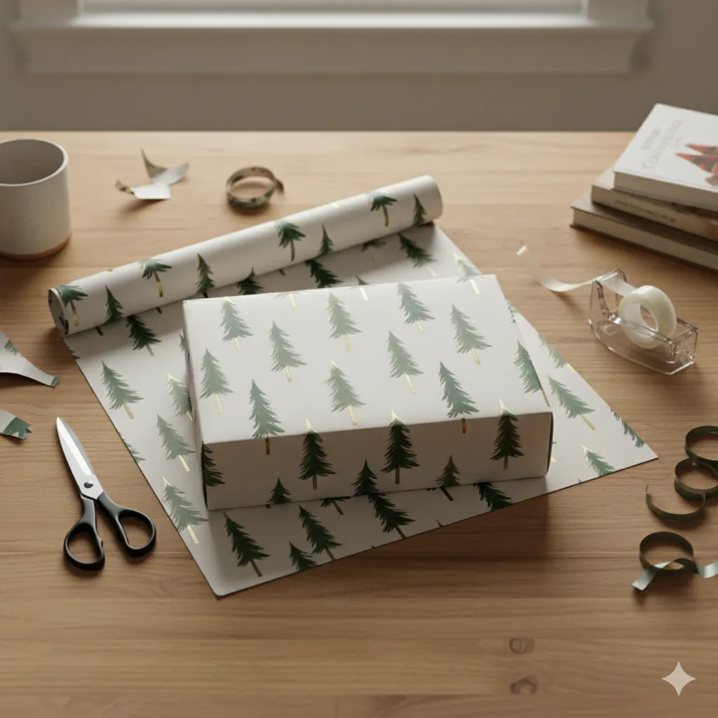 Gift wrapping process